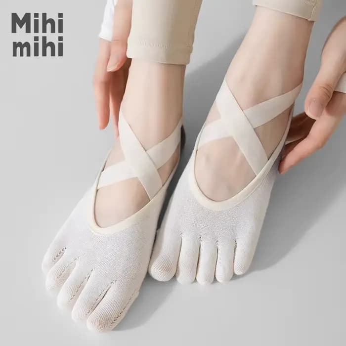 Chaussettes de Yoga à cinq doigts pour femmes