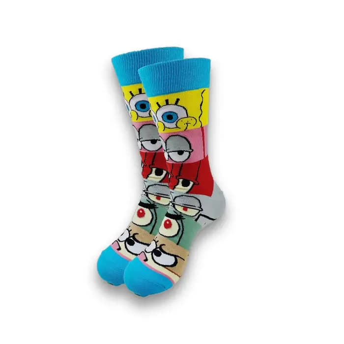 Nouvelles chaussettes amusantes de style dessin animé