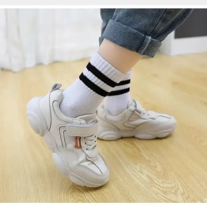 5 paires/lot couleur Pure doux respirant coton enfants chaussettes d'école filles garçons décontracté gris noir blanc