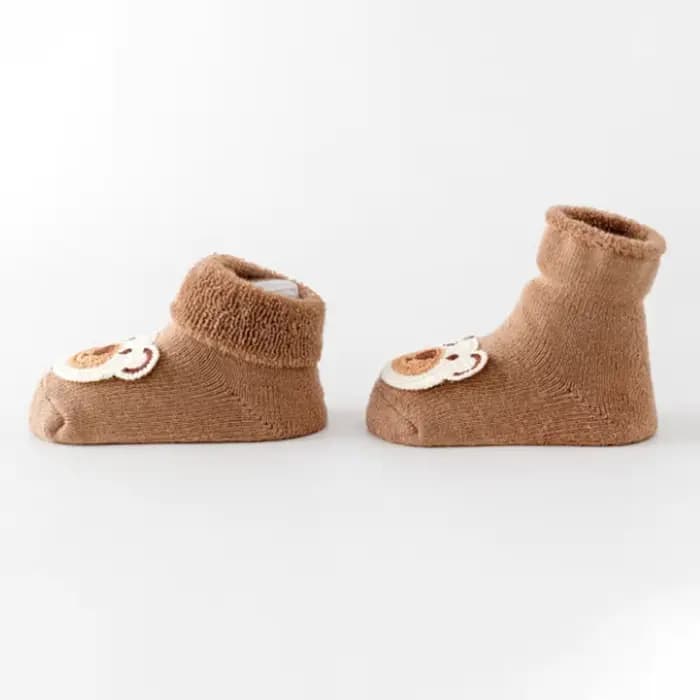Chaussettes d'hiver en peluche pour nouveau-nés 0-2 ans