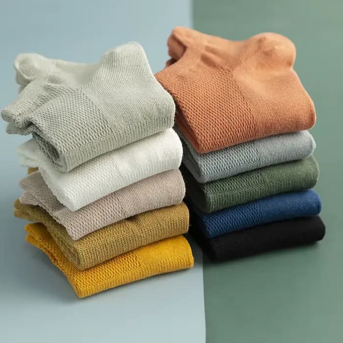 Chaussettes courtes en coton pour hommes