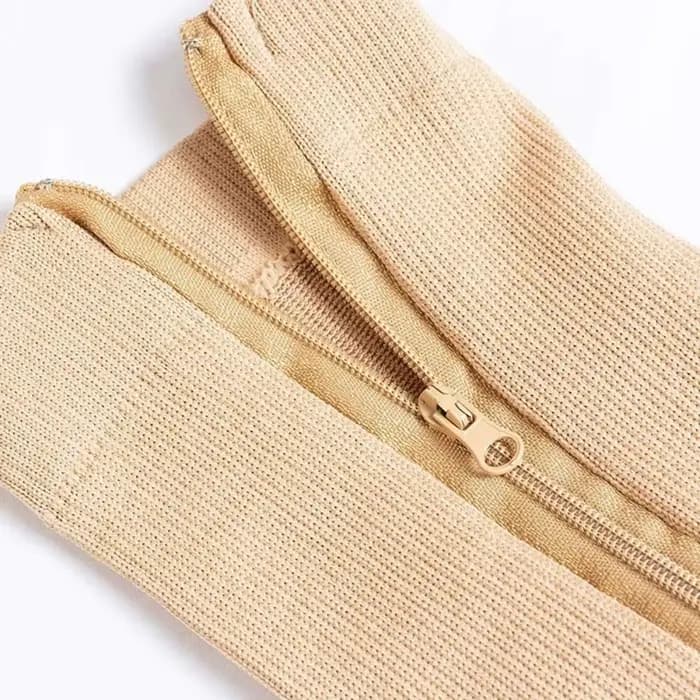 1 paire de chaussettes de Compression à fermeture éclair pour femmes et hommes