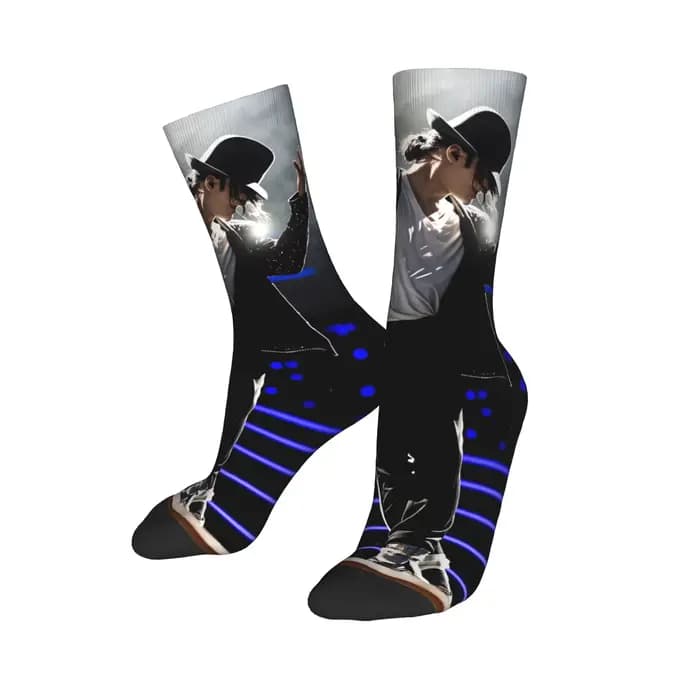 Chaussettes MJ King Of Pop Michael J-jackson