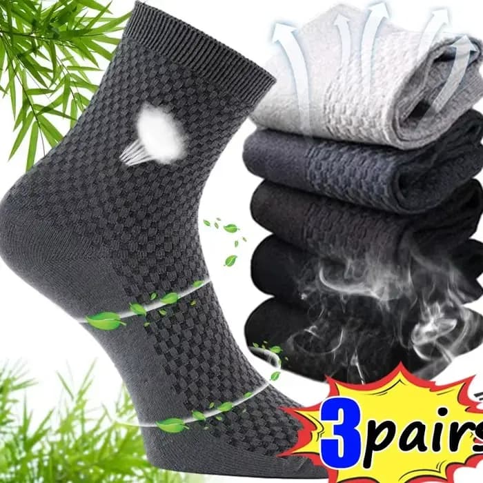 Chaussettes en Fiber de bambou pour hommes et femmes
