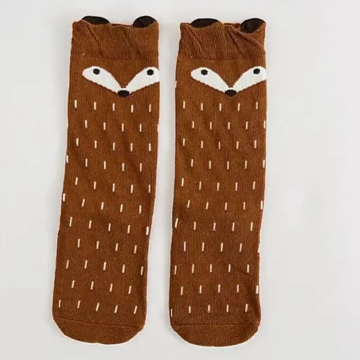 Chaussettes hautes en coton pour bébés filles