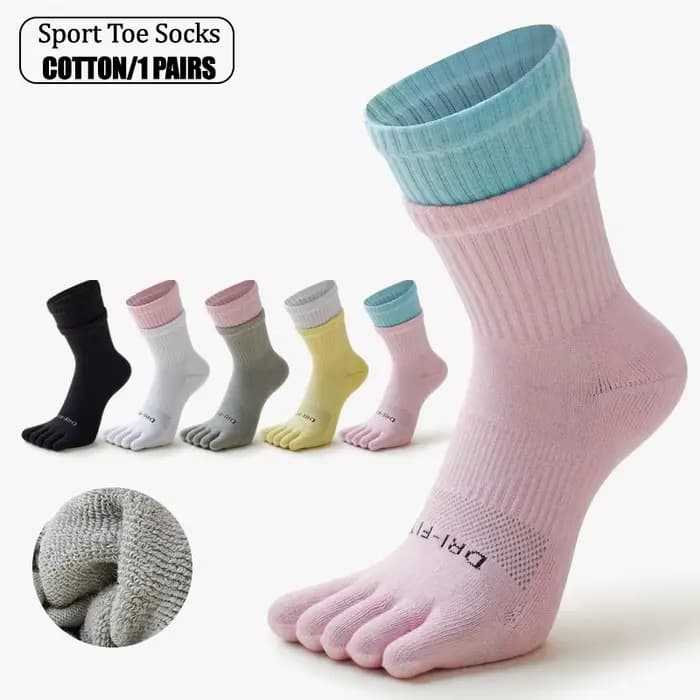 1 paire de chaussettes longues de sport pour femmes