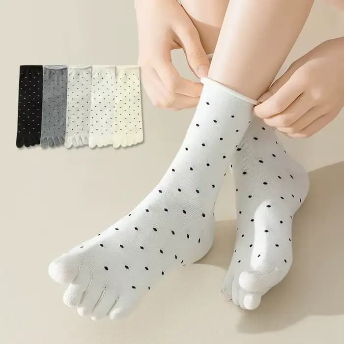 1 paire de chaussettes à orteils pour femmes