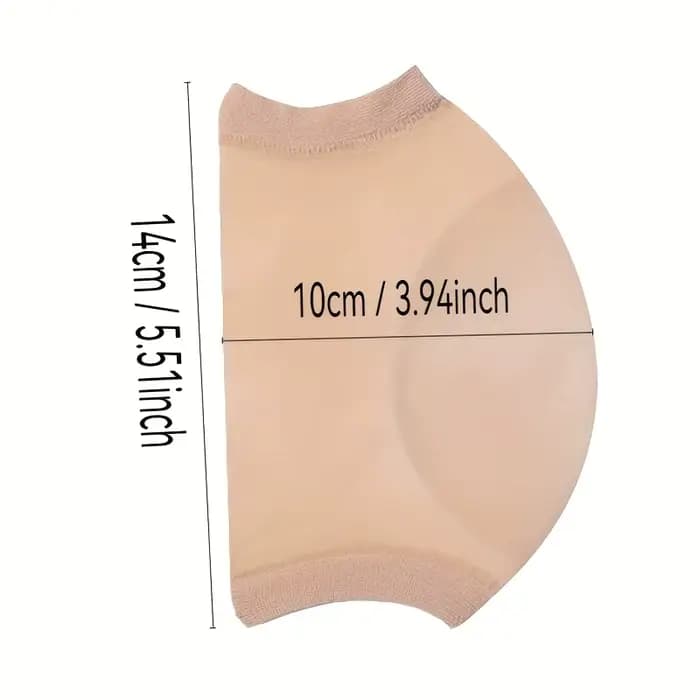 1 paire de chaussettes en silicone respirantes à haute élasticité