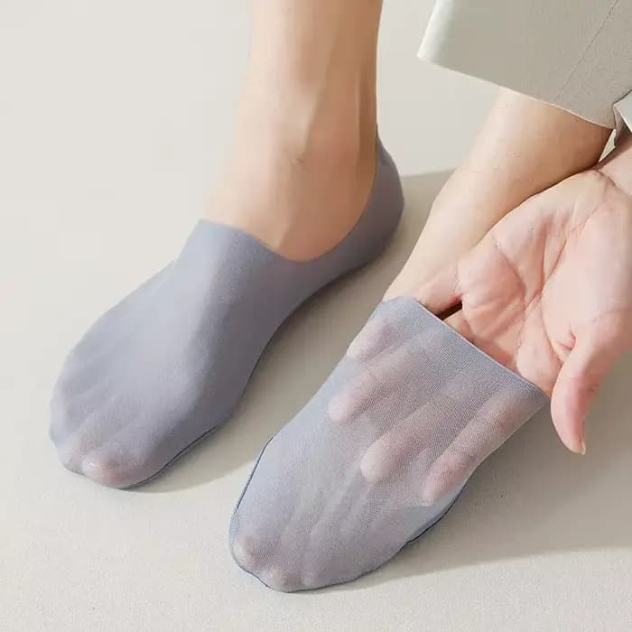 Chaussons d'Été Ultra-Minces Respirants en Silicone pour Homme