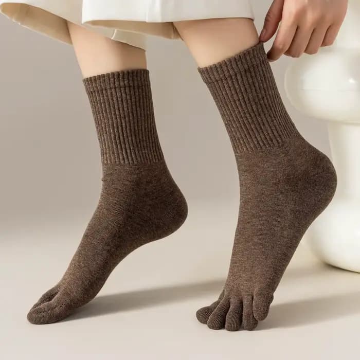 4 paires de chaussettes à cinq doigts pour femmes