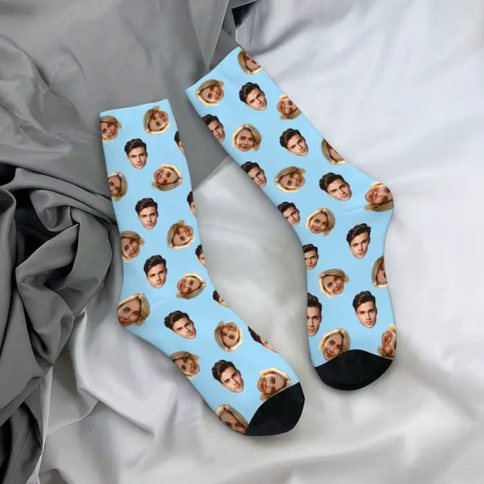 Chaussettes avatar personnalisées pour hommes et femmes