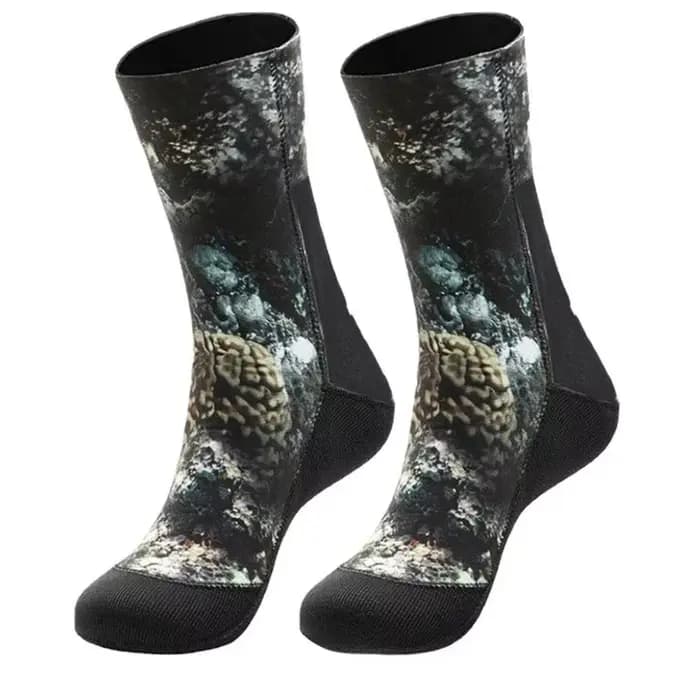 Chaussette en néoprène 5mm bottes chaussettes de plongée matériau souple anti-dérapant natation kayak surf plage