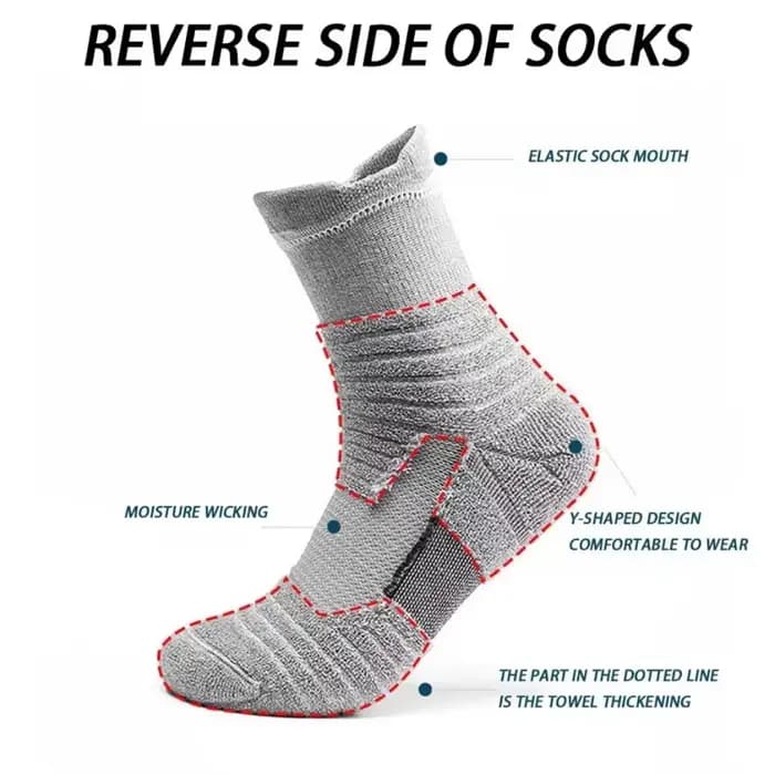 Chaussettes de compression respirantes pour hommes