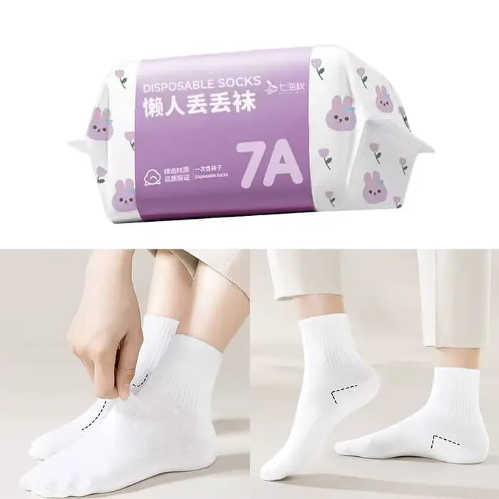 35-43 chaussettes jetables blanc noir gris Polyester bas jetable désodorisation Absorption de la sueur fournitures de voyage chaussettes