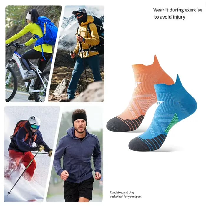 Chaussettes de sport respirantes pour hommes et femmes