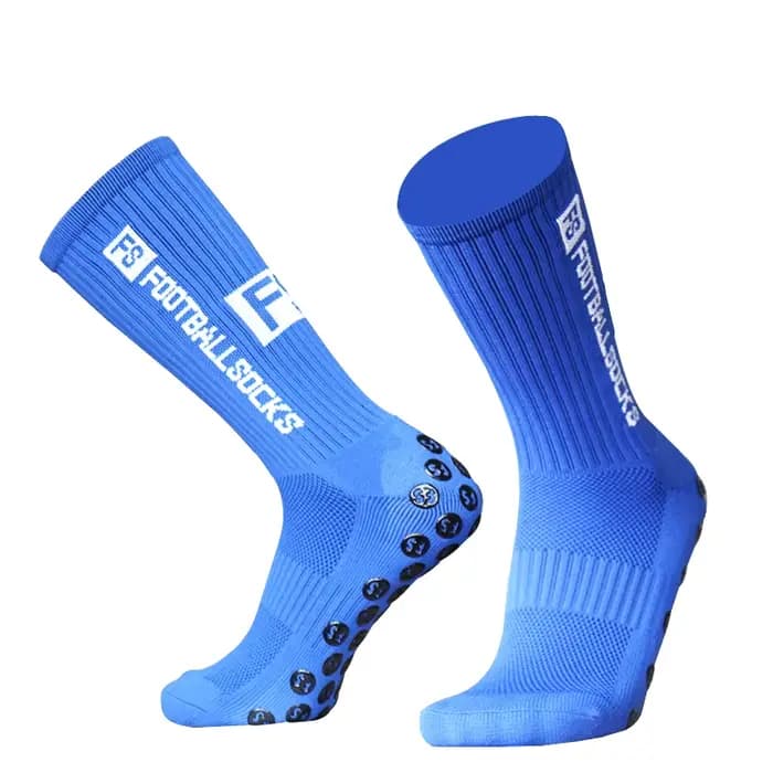 Nouvelles Chaussettes de Football FS Style Sportif avec Ventouses en Silicone Antidérapantes pour Hommes et Femmes