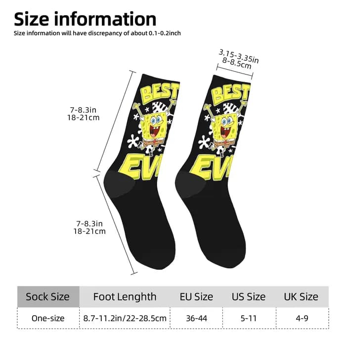 Chaussettes Spongebobs Best Day Modern Stockings