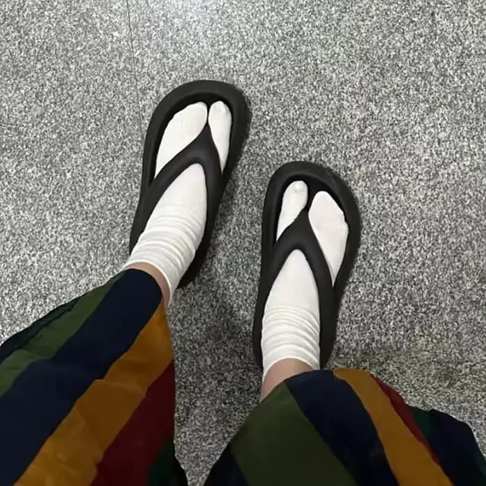 Tabi Parker-Chaussettes souples unisexes pour hommes et femmes