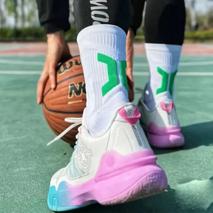 1/3 paires de chaussettes de basket-ball professionnelles pour hommes avec fond de serviette épais chaussettes de sport respirantes chaussettes de badminton longues pour hommes