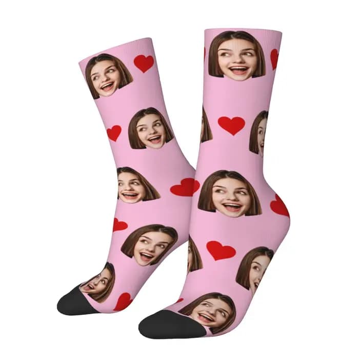 Chaussettes personnalisées avec photo