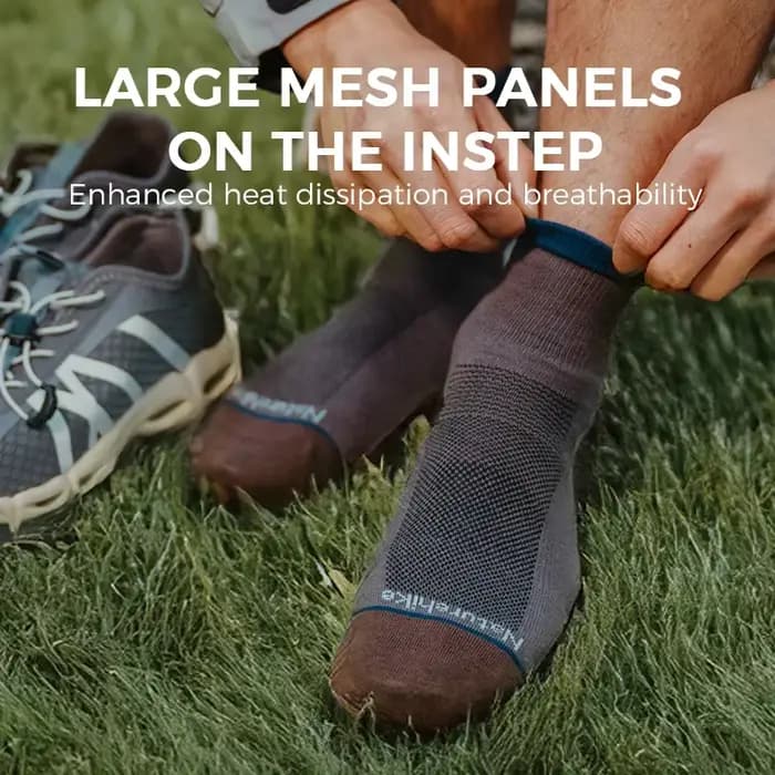 Naturehike – chaussettes de sport pour hommes et femmes, chaussettes souples à séchage rapide, résistantes à l'usure, haute élasticité, pour course à pied, randonnée, respirantes