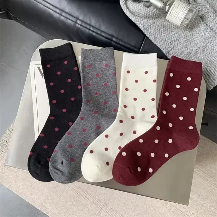 Chaussettes rouges à Tube moyen pour femmes