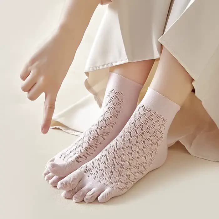 Chaussettes en nylon et soie pour femmes