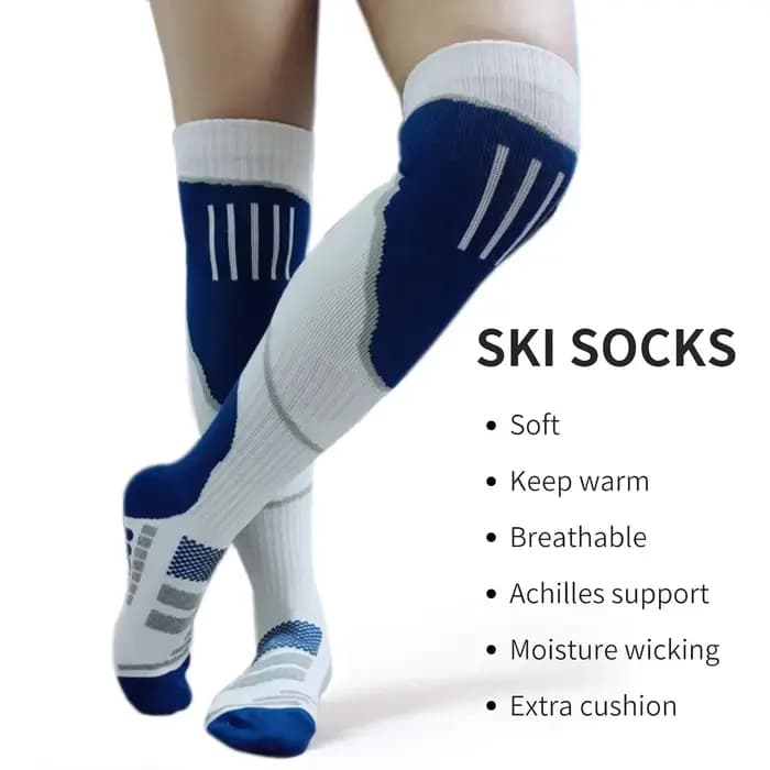 YANBIGUO 2 paires de chaussettes de Ski en laine