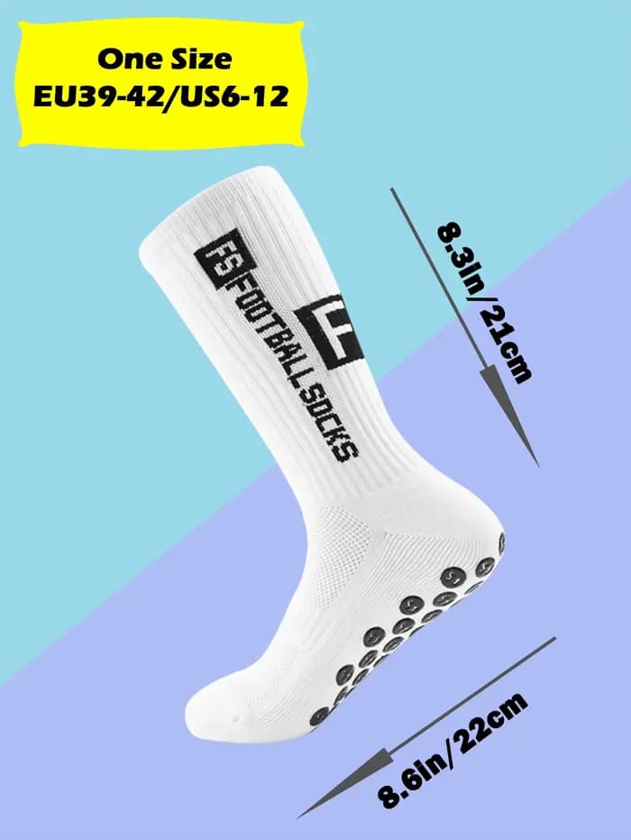 10 paires de chaussettes de Football antidérapantes pour hommes, coussinets de préhension pour le Football, le basket-ball, les Sports avec pinces