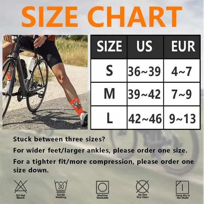 Indispensable pour les créateurs de tendances ! Chaussettes de cyclisme à motifs rétro et personnalisés, tendance incontournable entre les sorties.
