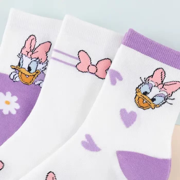 6 paires de chaussettes mi-tube pour femmes