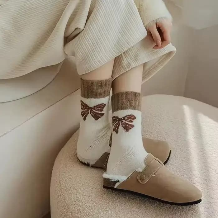 4 paires de chaussettes en cachemire pour femmes