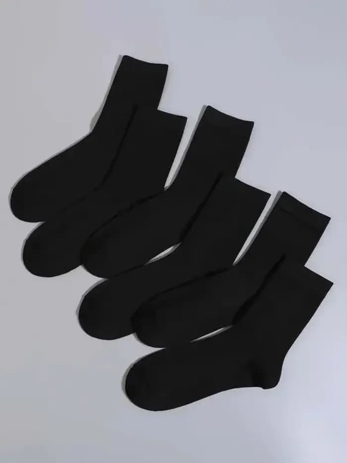 6 paires de chaussettes mi-longues pour hommes