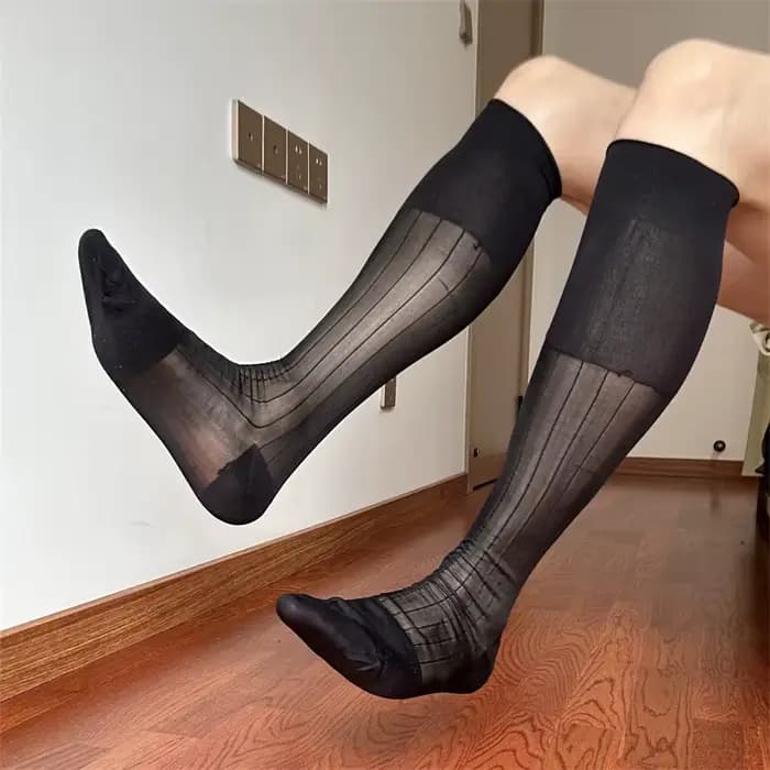 Chaussettes fines pour hommes