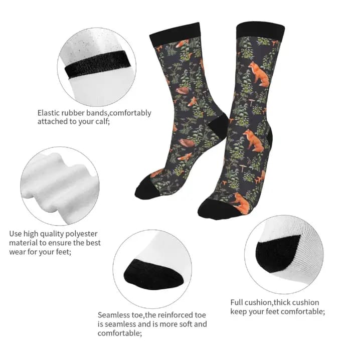 Chaussettes fantaisie pour hommes et femmes