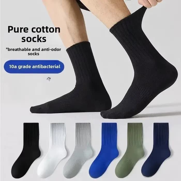 Chaussettes en pur coton anti-odeur
