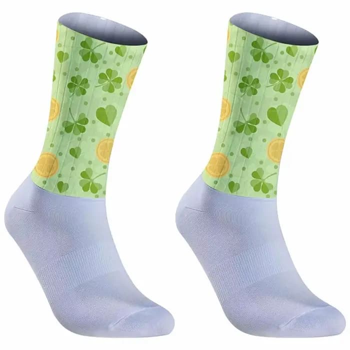 Chaussettes de cyclisme unisexes mi-mollet
