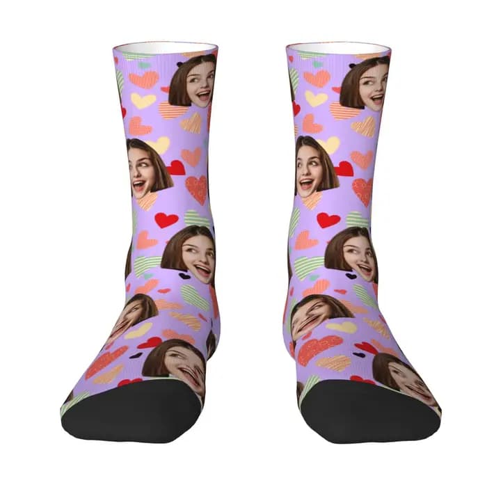 Chaussettes personnalisées avec photo