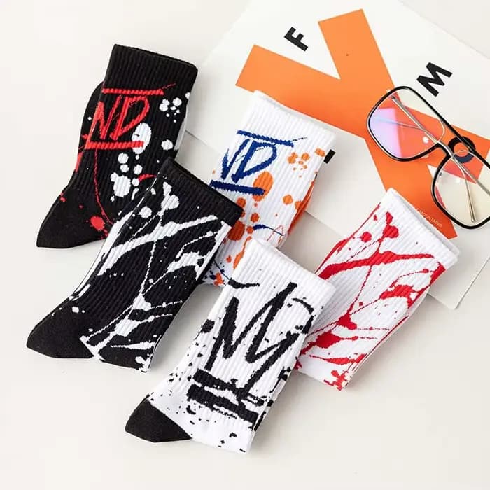 Chaussette longue en coton pour hommes