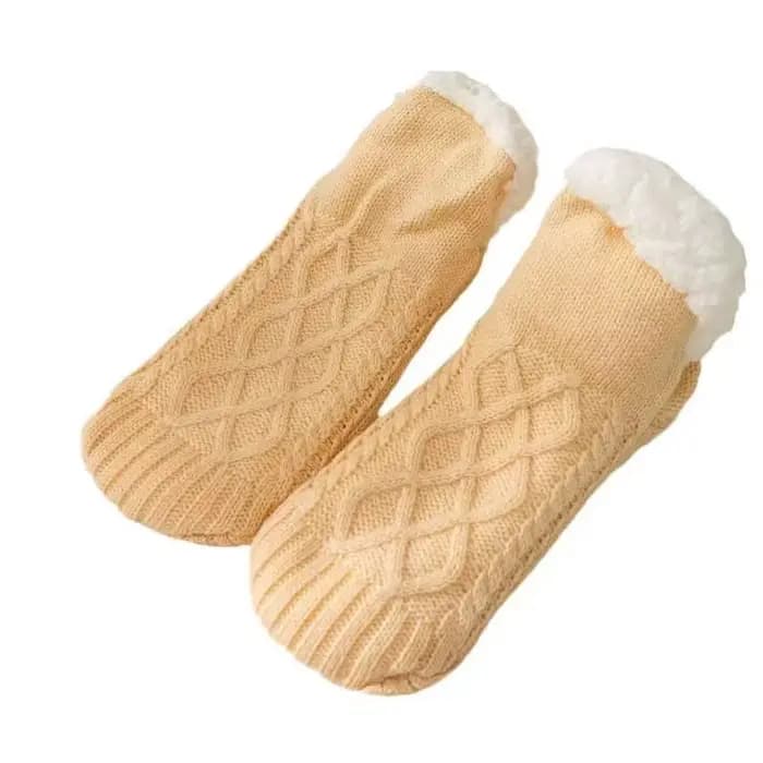 Chaussettes d'hiver épaisses pour femmes, chaussettes à enfiler, confortables et chaudes. Saison de rentrée scolaire, Noël, Nouvel An.