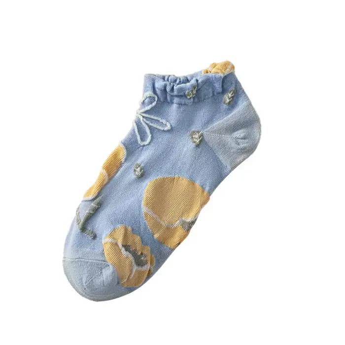 Chaussettes fines en coton pour femmes