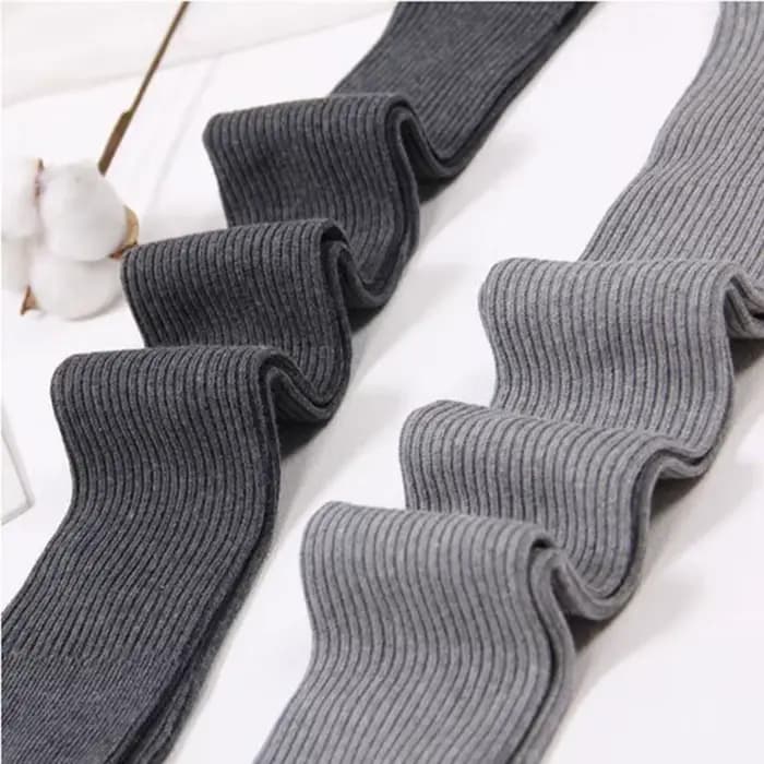 Femmes chaussettes longues cachemire femmes botte solide laine cuisse bas maigre décontracté coton sur genou-haut moelleux femme longue chaussette