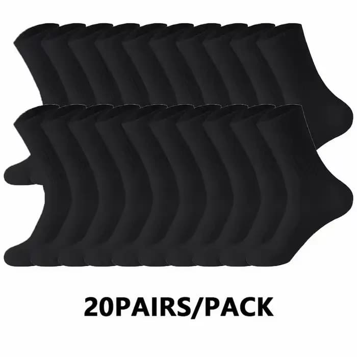 10/20 paires hommes femmes Anti odeur tricoté mi Tube chaussettes adaptées toutes les saisons absorbant la sueur respirant Couples décontracté sport chaussette
