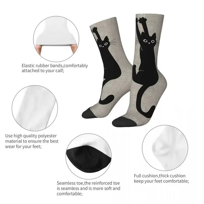 Chaussettes drôles et joyeuses pour hommes