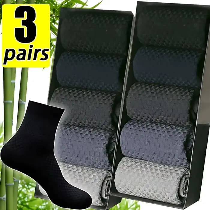 Chaussettes en Fiber de bambou pour hommes et femmes