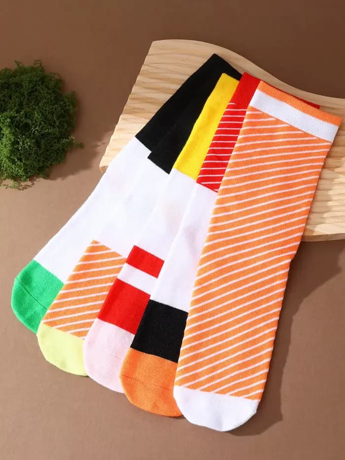 5 paires de motifs personnalisés de sushi à la mode