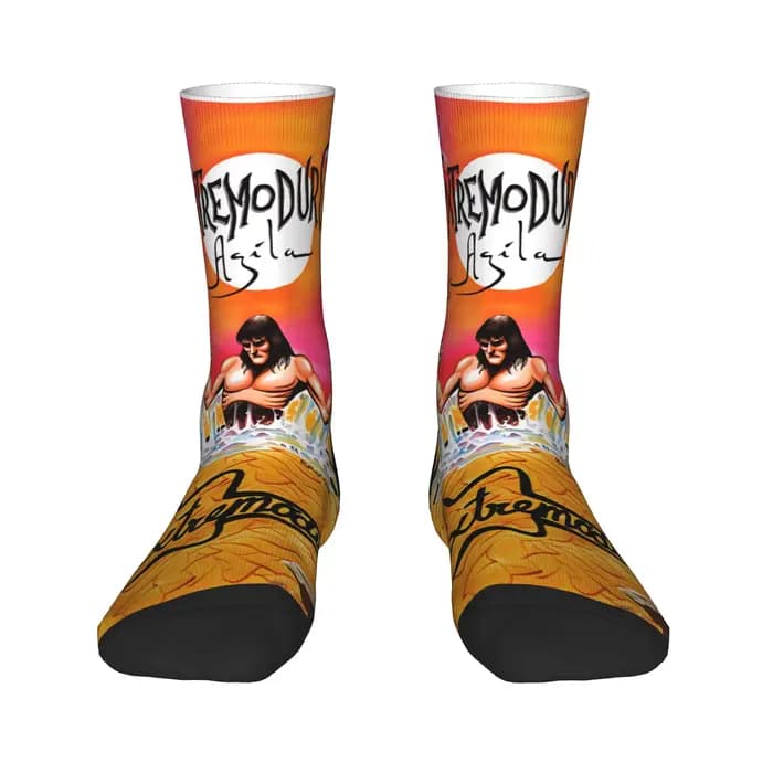 Rock Band EXTREMODURO Tour 2025 chaussettes Kawaii bas automne Anti-transpiration femmes hommes