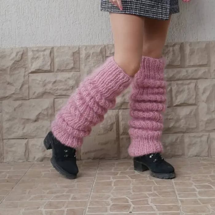 Jambières en mohair pour femmes