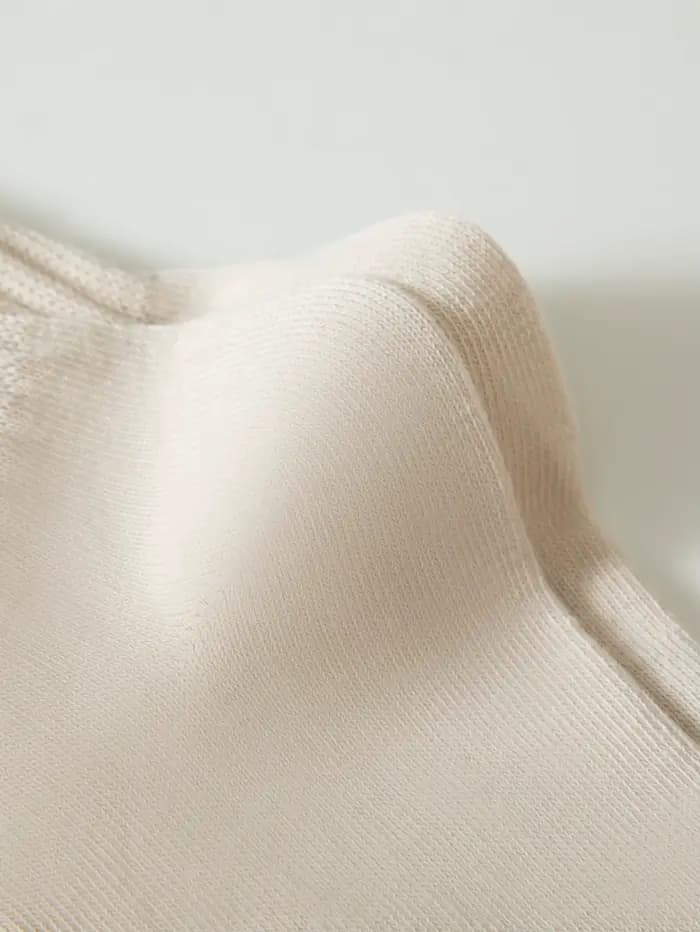 Chaussettes de cuisse monochromes pour femmes