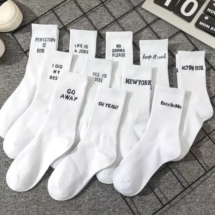 Chaussettes simples de style européen et américain